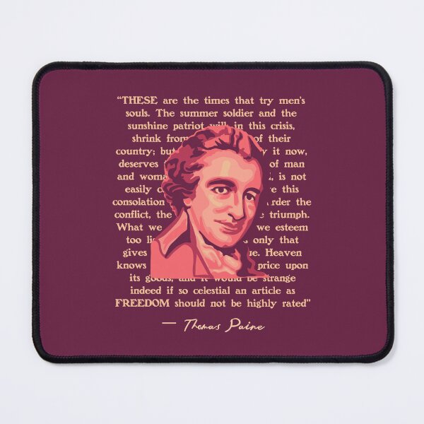 Item preview, Thomas Paine Portrait and Quote designed and sold by Unhinged Heather.