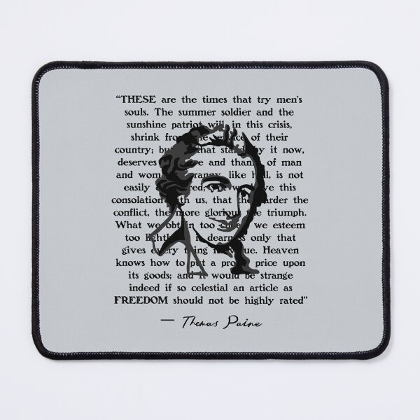 Item preview, Thomas Paine Portrait and Quote designed and sold by Unhinged Heather.