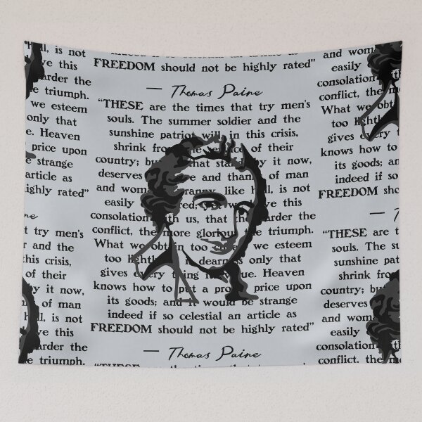 Item preview, Thomas Paine Portrait and Quote designed and sold by Unhinged Heather.