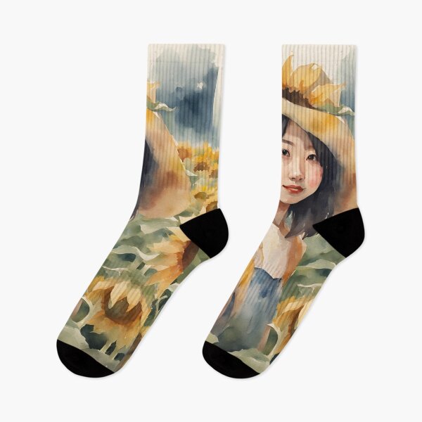 Item preview, Golden Dreams: A Romantic Tale in a Sunflower Field designed and sold by Emilyprintart.