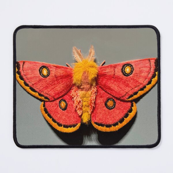 Item preview, Silk embroidered moth sculpture designed and sold by ricoflinn.