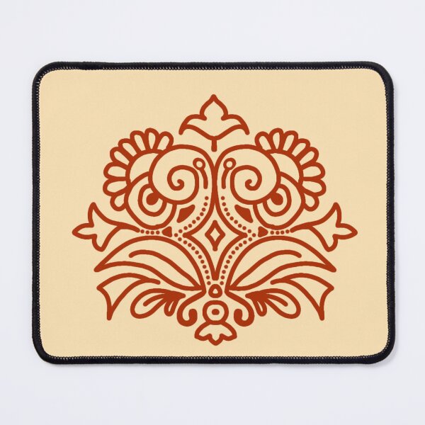 Item preview, Brown folk motif designed and sold by Kalpa.