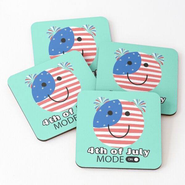 Item preview, Happy face celebrating 4th of July designed and sold by AnyMar2023.