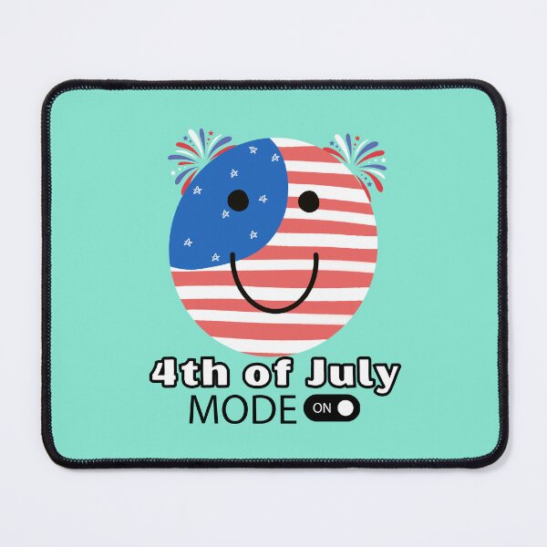 Item preview, Happy face celebrating 4th of July designed and sold by AnyMar2023.