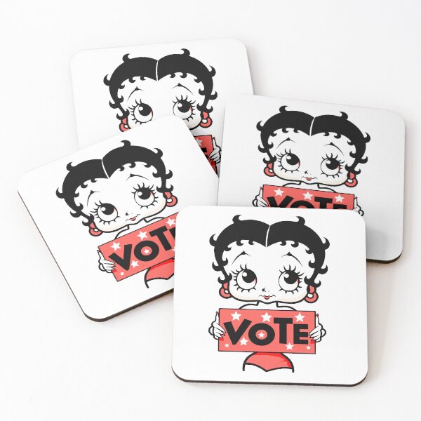 Item preview, Classic Cute Betty Boop inspired Vote design designed and sold by Artbyminga.