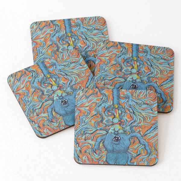Item preview, Psychedelic Blue Monster	 designed and sold by niuroibaconopi.