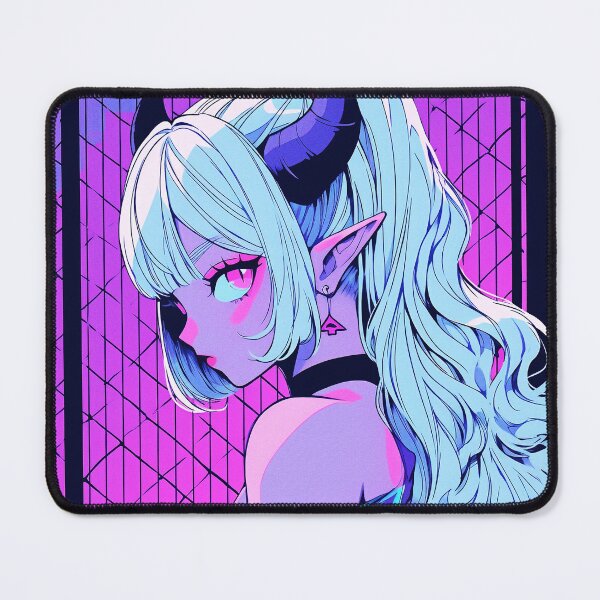 Item preview, Enigmatic Succubus Girl Anime Design designed and sold by iWallGlow.