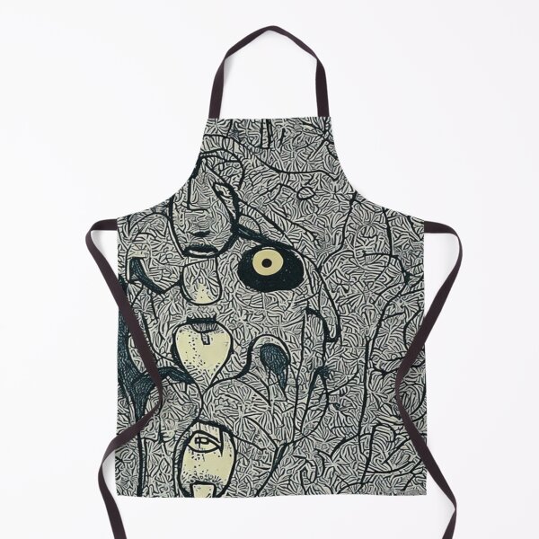 Item preview, Abstract Mythical Faces designed and sold by niuroibaconopi.