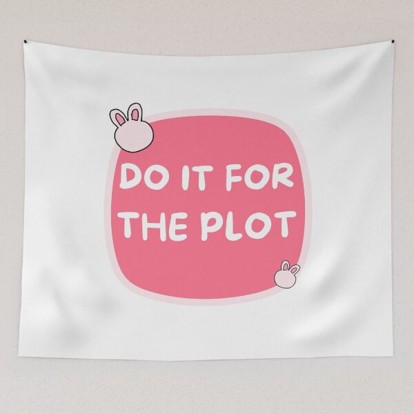 Item preview, Copy of  Do It For The Plot READING quotes LOVER designed and sold by Manara  -Art.