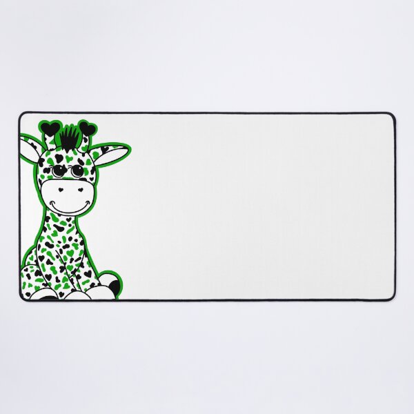 Item preview, Cute Neutrois Pride Flag Giraffe Green Black White designed and sold by JoyfulJen.
