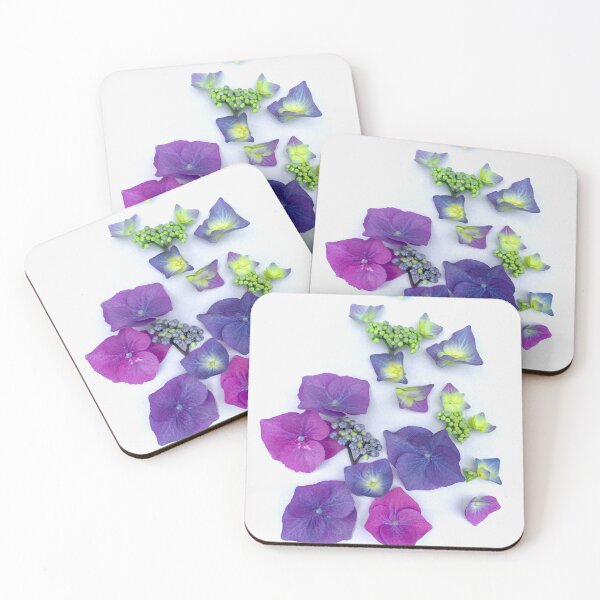Item preview, Hydrangeas from violet to yellow designed and sold by Sandra Lack.
