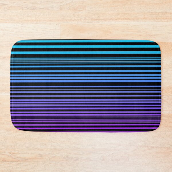 Item preview, Gradient Horizontal Stripes - Cool Blue to Purple Design designed and sold by SportyAndArtful.