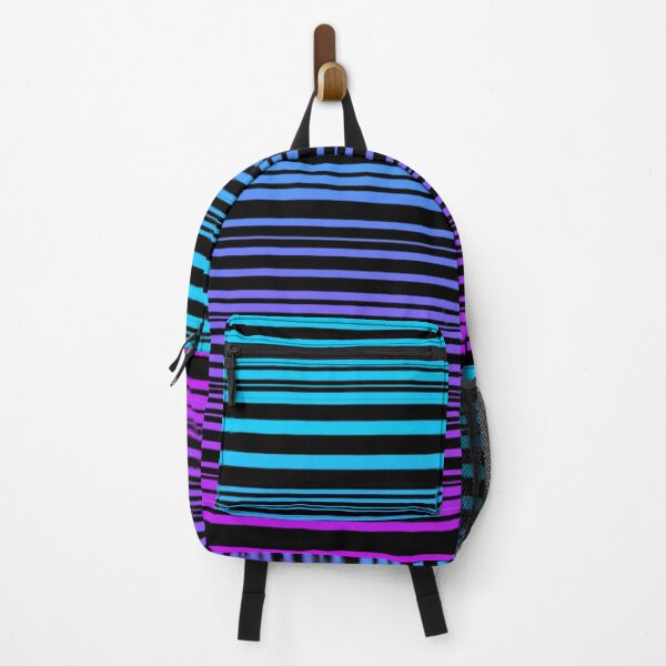 Item preview, Gradient Horizontal Stripes - Cool Blue to Purple Design designed and sold by SportyAndArtful.