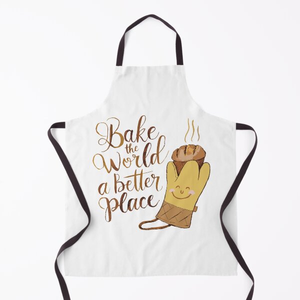 Item preview, Bake The World A Better Place Motivational Baking For Baker designed and sold by thespecialtyhub.