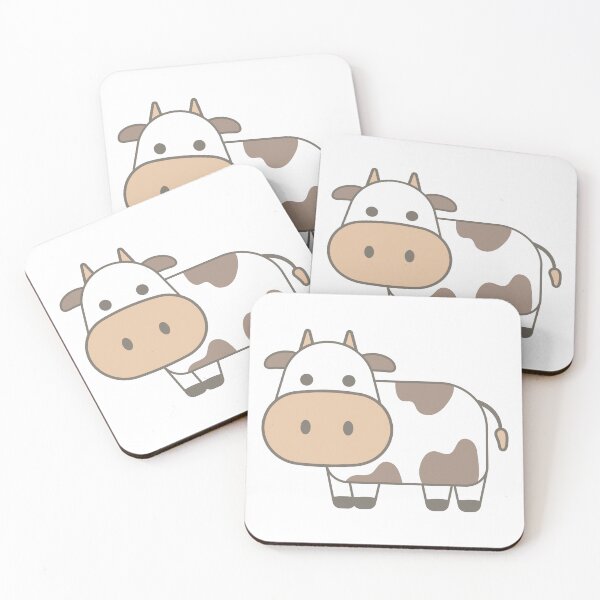 Item preview, Cute happy farm life in Children Style Cartoon illustration milky cow designed and sold by nuchz.