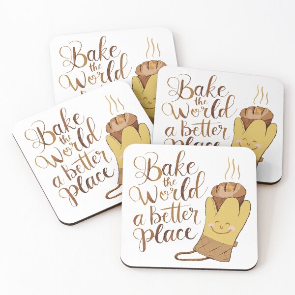 Item preview, Bake The World A Better Place Motivational Baking For Baker designed and sold by thespecialtyhub.