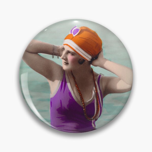 Item preview, 1920s Flapper at the Beach designed and sold by historicimage.