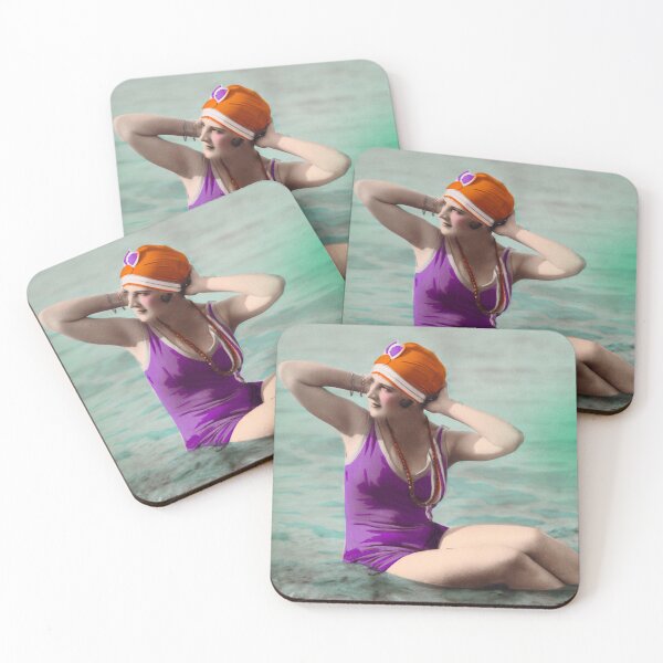 Item preview, 1920s Flapper at the Beach designed and sold by historicimage.