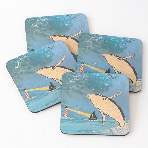 Item preview, THE WHALE AND THE LIGHTHOUSE designed and sold by TFCainArt.