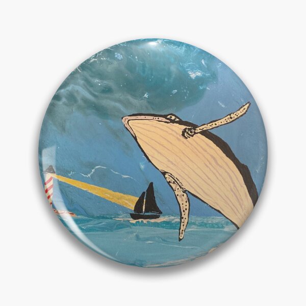 Item preview, THE WHALE AND THE LIGHTHOUSE designed and sold by TFCainArt.
