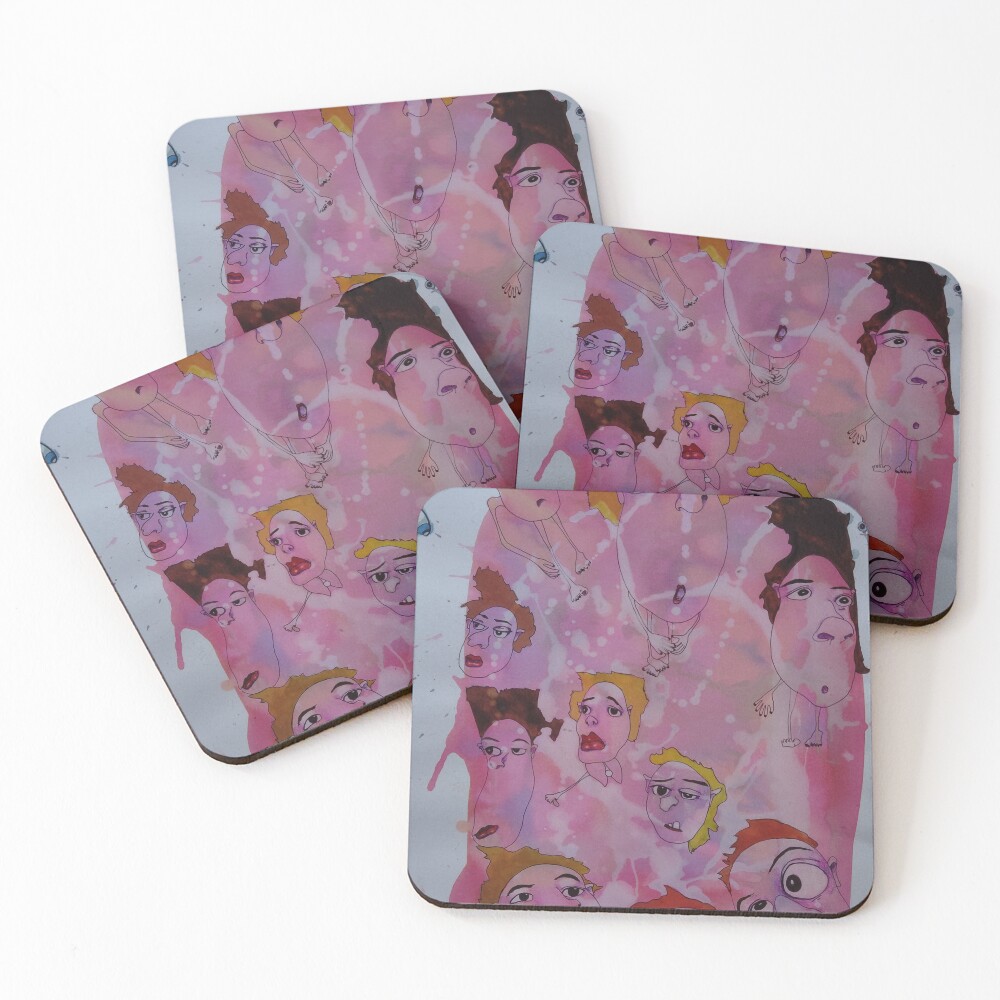 Item preview, Coasters (Set of 4) designed and sold by Rorschach68.