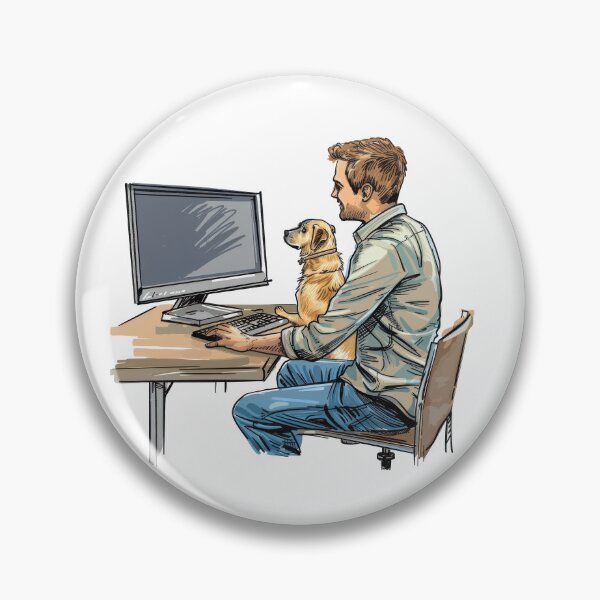 Item preview, I Love My Co-Workers Work From Home Dog No Text designed and sold by Wormy-23.