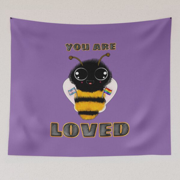 Item preview, You Are BEE-Loved designed and sold by PatchworkBird.