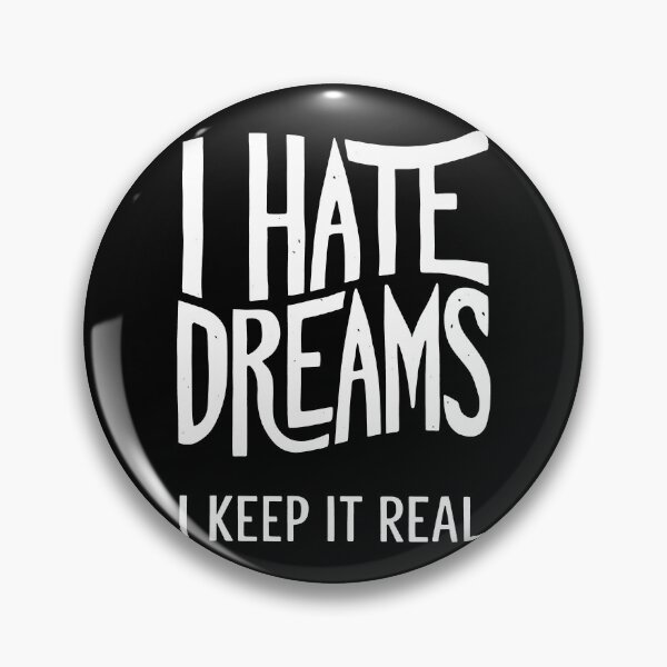 Item preview, No Dreamers Allowed: White Text on Black Background designed and sold by SplashTastic.
