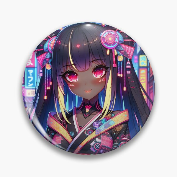 Item preview, Cyberpunk Maiko designed and sold by The Journey Ain't Mid.
