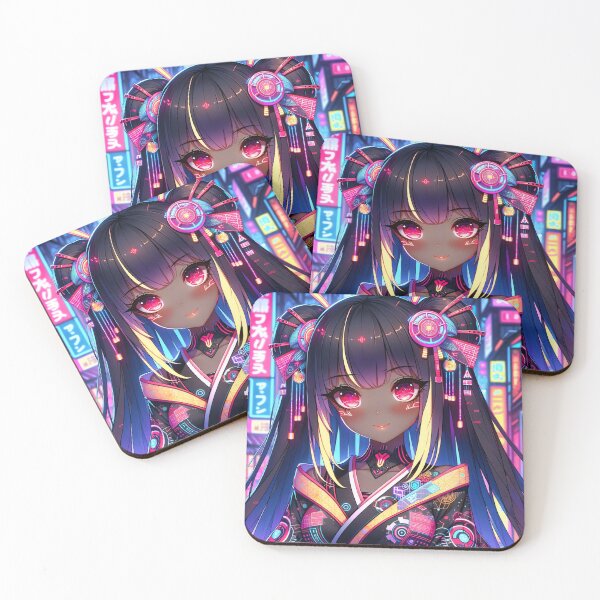 Item preview, Cyberpunk Maiko designed and sold by The Journey Ain't Mid.