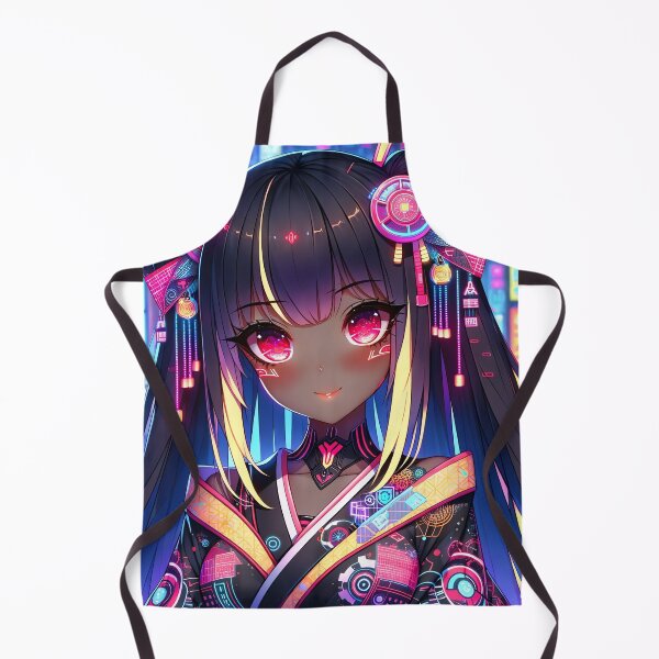 Item preview, Cyberpunk Maiko designed and sold by The Journey Ain't Mid.