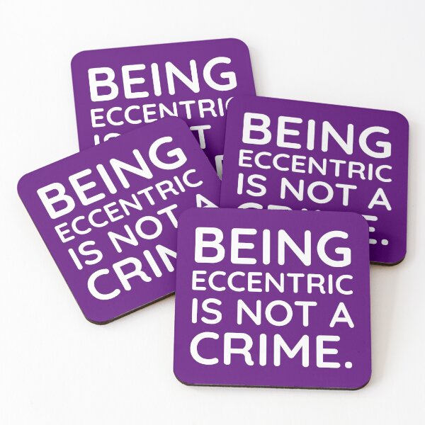 Item preview, Being eccentric is not a crime  designed and sold by Rachel the Artist .