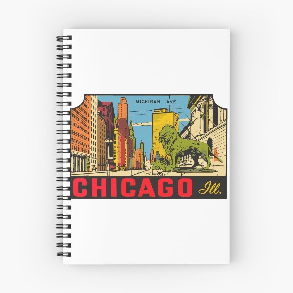 Item preview, Michigan Ave Chicago Vintage Style designed and sold by Decal Mania.