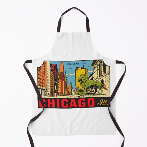 Item preview, Michigan Ave Chicago Vintage Style designed and sold by Decal Mania.