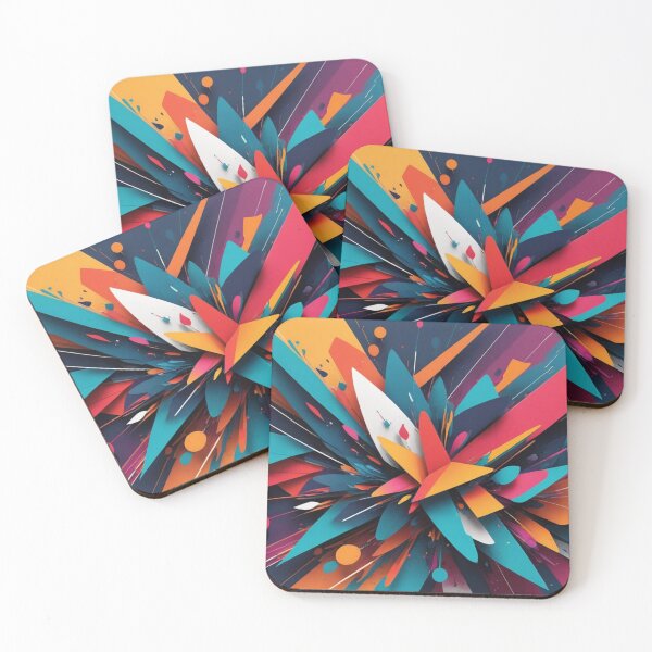Item preview, Colorful Abstract Shapes Art Print designed and sold by Taurus-Fearless.
