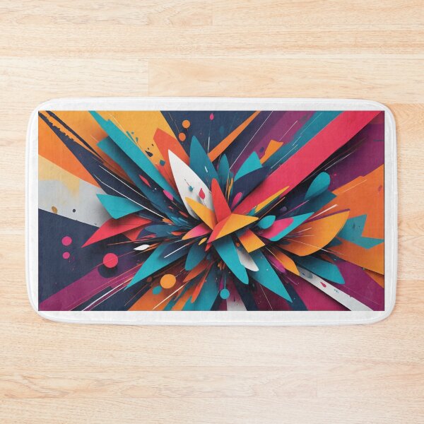 Item preview, Colorful Abstract Shapes Art Print designed and sold by Taurus-Fearless.