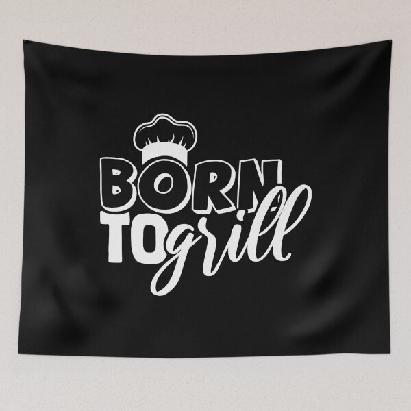 Item preview, Funny Born To Grill Funny Grill Gift  BBQ Sayings Grilling designed and sold by najma12.