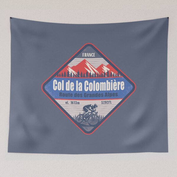 Item preview, Col de la Colombière France Cycling Mountain Design designed and sold by CynthiaGraphics.
