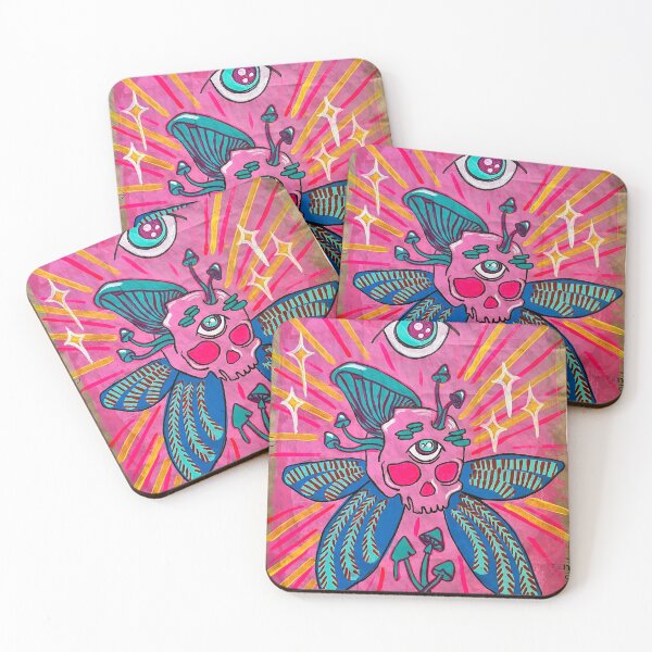 Item preview, Skull Butterfly handmade illustration designed and sold by LuzRiveraC.