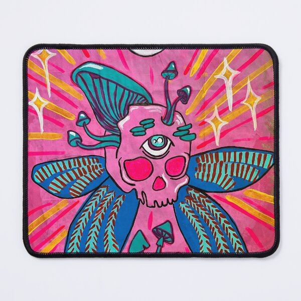 Item preview, Skull Butterfly handmade illustration designed and sold by LuzRiveraC.