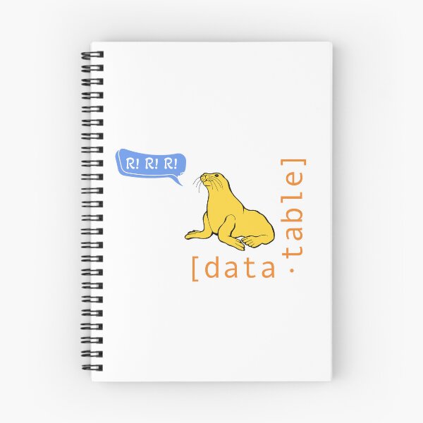 Item preview, Data.table sea lion saying R designed and sold by kbodwin.