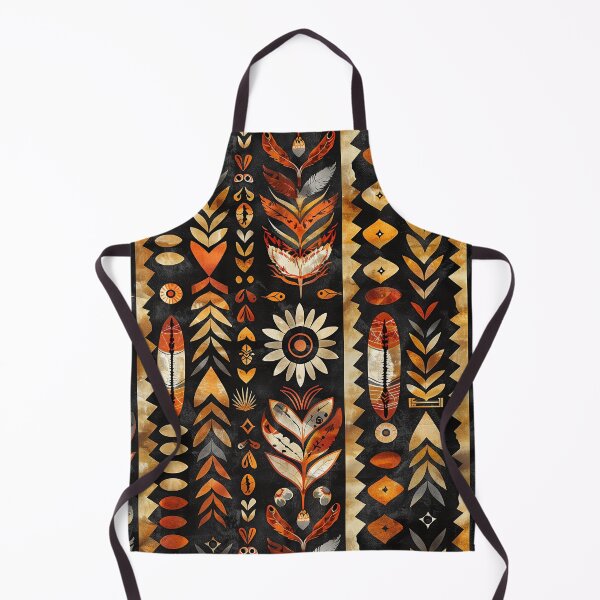 Item preview, Tribal feather ethnic pattern designed and sold by ArtStyleAlice.