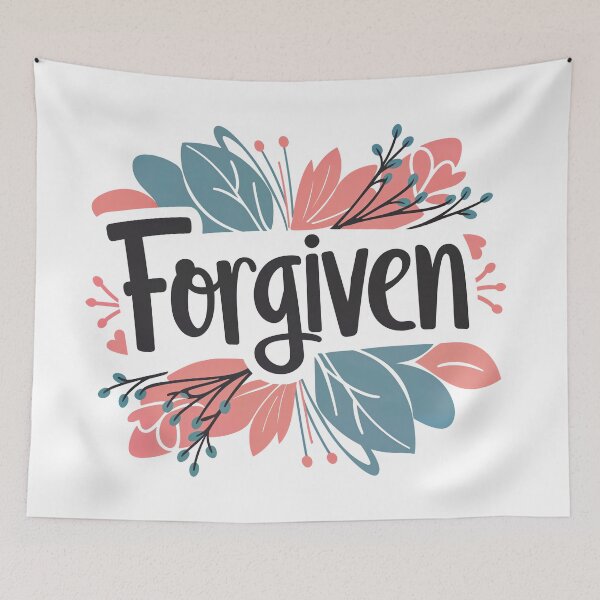Item preview, Forgiven - Inspirational Floral Design designed and sold by serein32.