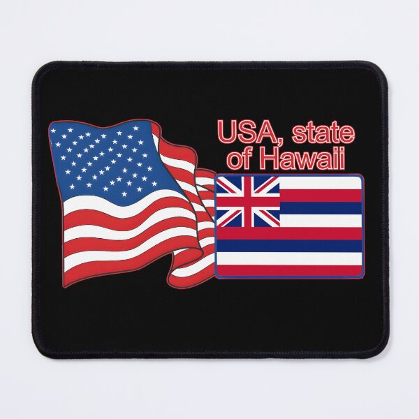 Item preview, flag American and state of Hawaii flag designed and sold by orthodox-icon.