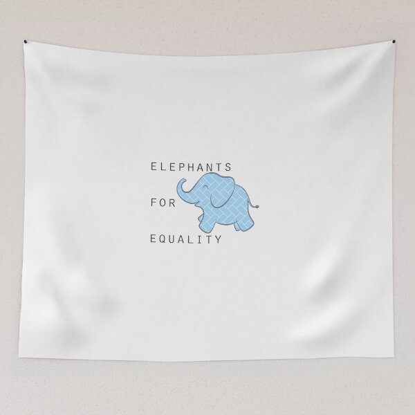 Item preview, Elephants for Equality Blue designed and sold by megandjack.