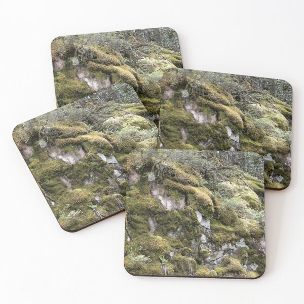 Item preview, Bubbles of moss forest floor of leaves, moss, roots, rocks designed and sold by marcthatspot.