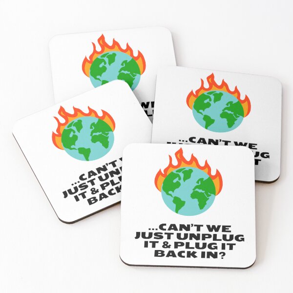 Item preview, World on Fire...Can't We Just Unplug It & Plug It Back In? | End of the World Funny Design designed and sold by brekotadesign.