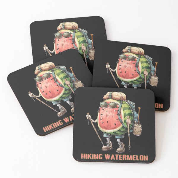 Item preview, Hiking Watermelon: Venture Outside With A Quirky Adventure Buddy designed and sold by elynne9.