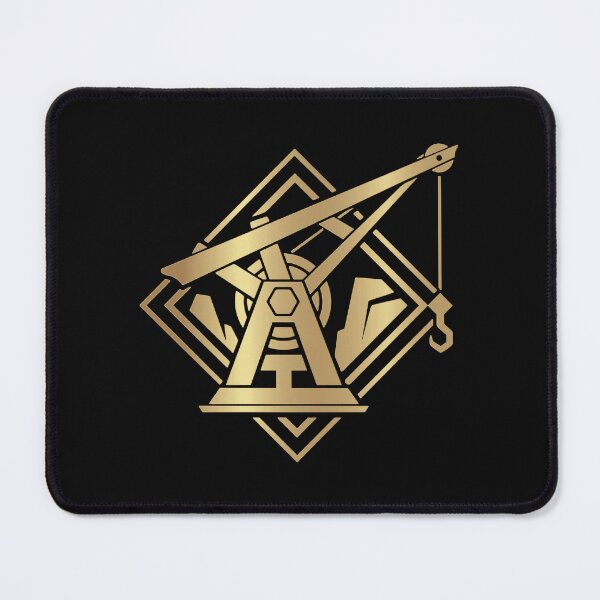 Item preview, The Chasm Genshin Impact Area Emblem Gold Symbol designed and sold by Kubala Designs.