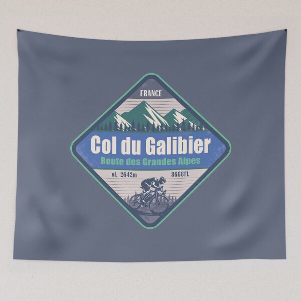 Item preview, Col du Galibier France Cycling Mountain Design designed and sold by CynthiaGraphics.